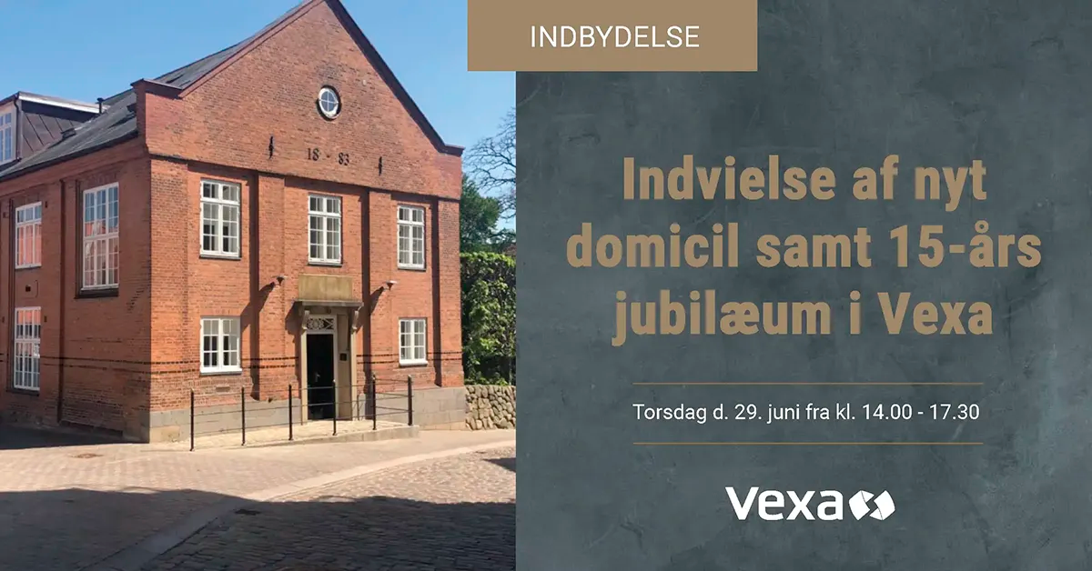 Indbydelse - indvielse af nyt domicil